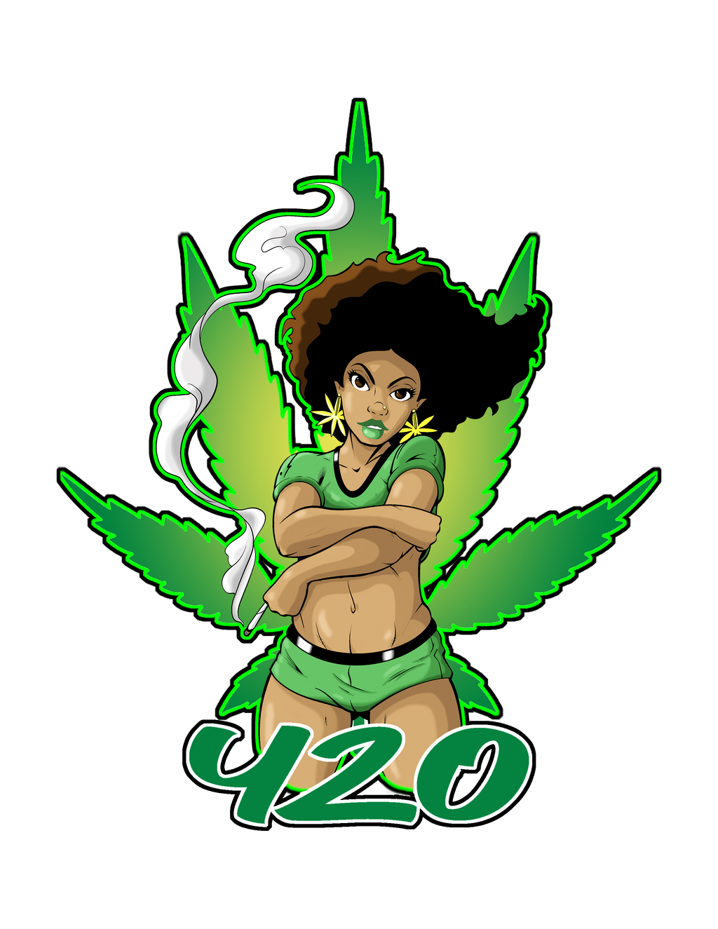 weed girl 420