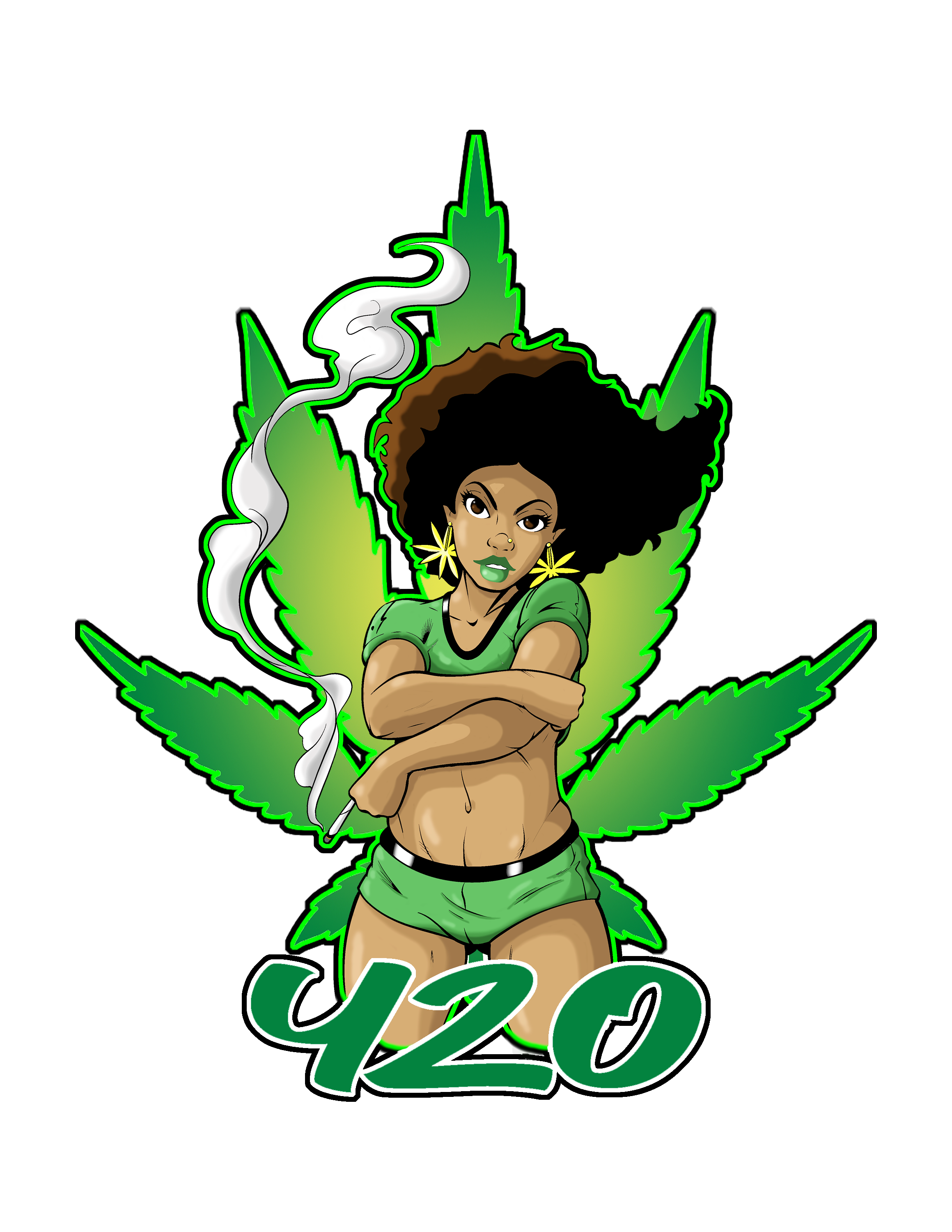 weed girl 420